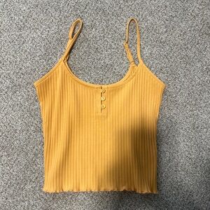 Cropped American eagle tank